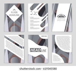 Abstract vector layout background set. For art template design, list, front page, mockup brochure theme style, banner, idea, cover, booklet, print, flyer, book, blank, card, ad, sign, sheet,, a4
