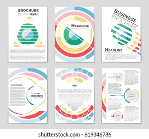Abstract vector layout background set. For art template design, list, page, mockup brochure theme style, banner, idea, cover, booklet, print, flyer, book, blank, card, ad, sign, sheet,, a4