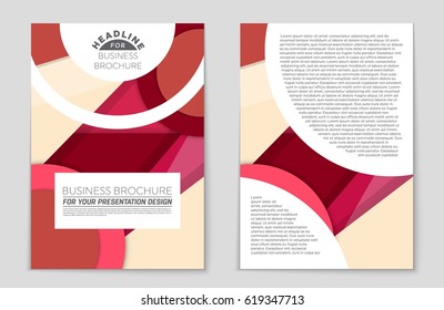 Abstract vector layout background set. For art template design, list, front page, mockup brochure theme style, banner, idea, cover, booklet, print, flyer, book, blank, card, ad, sign, sheet,, a4