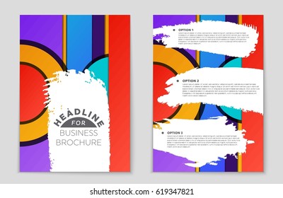 Abstract vector layout background set. For art template design, list, front page, mockup brochure theme style, banner, idea, cover, booklet, print, flyer, book, blank, card, ad, sign, sheet,, a4