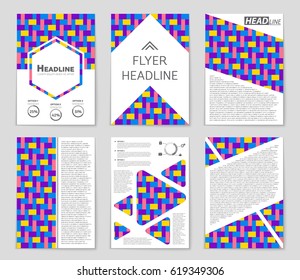 Abstract vector layout background set. For art template design, list, page, mockup brochure theme style, banner, idea, cover, booklet, print, flyer, book, blank, card, ad, sign, sheet,, a4.