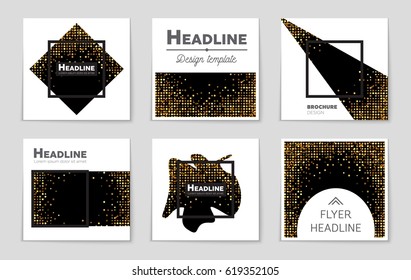 Abstract vector layout background set. For art template design, list, front page, mockup brochure theme style, banner, idea, cover, booklet, print, flyer, book, blank, card, ad, sign, sheet,, a4
