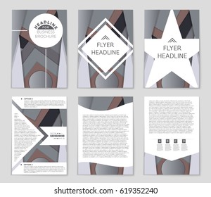 Abstract vector layout background set. For art template design, list, front page, mockup brochure theme style, banner, idea, cover, booklet, print, flyer, book, blank, card, ad, sign, sheet,, a4