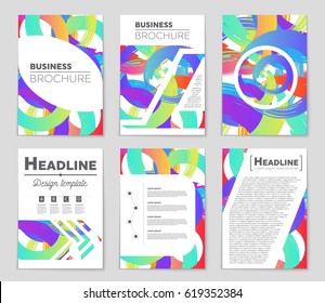 Abstract vector layout background set. For art template design, list, front page, mockup brochure theme style, banner, idea, cover, booklet, print, flyer, book, blank, card, ad, sign, sheet,, a4.