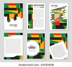 Abstract vector layout background set. For art template design, list, page, mockup brochure theme style, banner, idea, cover, booklet, print, flyer, book, blank, card, ad, sign, sheet,, a4