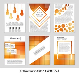 Abstract vector layout background set. For art template design, list, page, mockup brochure theme style, banner, idea, cover, booklet, print, flyer, book, blank, card, ad, sign, sheet,, a4