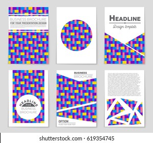 Abstract vector layout background set. For art template design, list, page, mockup brochure theme style, banner, idea, cover, booklet, print, flyer, book, blank, card, ad, sign, sheet,, a4.