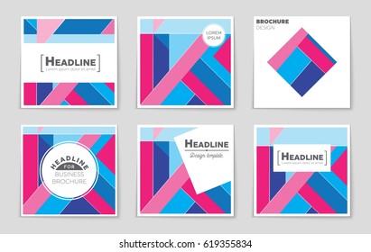 Abstract vector layout background set. For art template design, list, front page, mockup brochure theme style, banner, idea, cover, booklet, print, flyer, book, blank, card, ad, sign, sheet,, a4