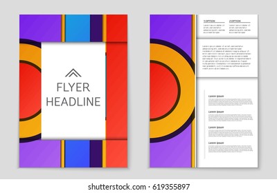 Abstract vector layout background set. For art template design, list, front page, mockup brochure theme style, banner, idea, cover, booklet, print, flyer, book, blank, card, ad, sign, sheet,, a4