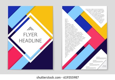 Abstract vector layout background set. For art template design, list, front page, mockup brochure theme style, banner, idea, cover, booklet, print, flyer, book, blank, card, ad, sign, sheet,, a4