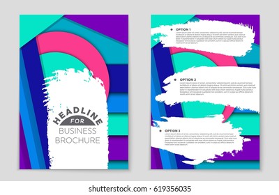 Abstract vector layout background set. For art template design, list, front page, mockup brochure theme style, banner, idea, cover, booklet, print, flyer, book, blank, card, ad, sign, sheet,, a4