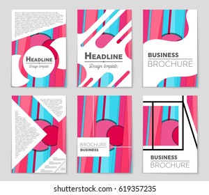 Abstract vector layout background set. For art template design, list, front page, mockup brochure theme style, banner, idea, cover, booklet, print, flyer, book, blank, card, ad, sign, sheet,, a4