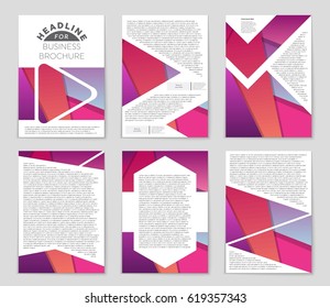 Abstract vector layout background set. For art template design, list, front page, mockup brochure theme style, banner, idea, cover, booklet, print, flyer, book, blank, card, ad, sign, sheet,, a4