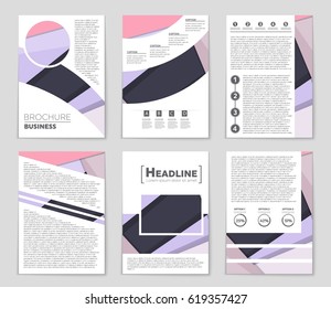 Abstract vector layout background set. For art template design, list, front page, mockup brochure theme style, banner, idea, cover, booklet, print, flyer, book, blank, card, ad, sign, sheet,, a4