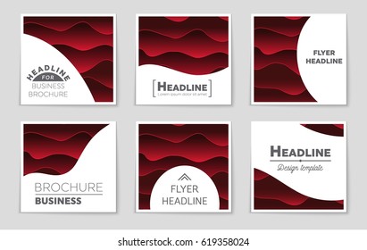 Abstract vector layout background set. For art template design, list, page, mockup brochure theme style, banner, idea, cover, booklet, print, flyer, book, blank, card, ad, sign, sheet,, a4.