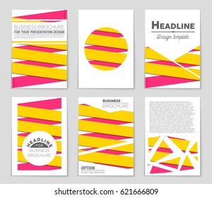 Abstract vector layout background set. For art template design, list, page, mockup brochure theme style, banner, idea, cover, booklet, print, flyer, book, blank, card, ad, sign, sheet,, a4