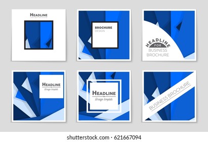 Abstract vector layout background set. For art template design, list, front page, mockup brochure theme style, banner, idea, cover, booklet, print, flyer, book, blank, card, ad, sign, sheet,, a4