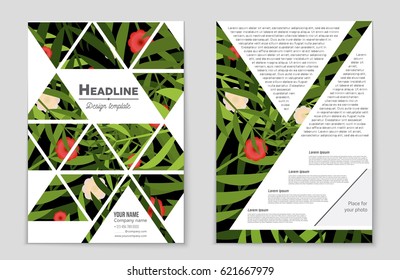 Abstract vector layout background set. For art template design, list, front page, mockup brochure theme style, banner, idea, cover, booklet, print, flyer, book, blank, card, ad, sign, sheet,, a4