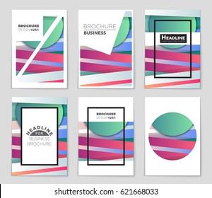 Abstract vector layout background set. For art template design, list, front page, mockup brochure theme style, banner, idea, cover, booklet, print, flyer, book, blank, card, ad, sign, sheet,, a4