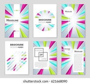 Abstract vector layout background set. For art template design, list, page, mockup brochure theme style, banner, idea, cover, booklet, print, flyer, book, blank, card, ad, sign, sheet,, a4