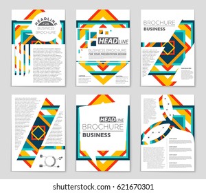 Abstract vector layout background set. For art template design, list, page, mockup brochure theme style, banner, idea, cover, booklet, print, flyer, book, blank, card, ad, sign, sheet,, a4