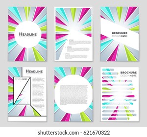 Abstract vector layout background set. For art template design, list, page, mockup brochure theme style, banner, idea, cover, booklet, print, flyer, book, blank, card, ad, sign, sheet,, a4