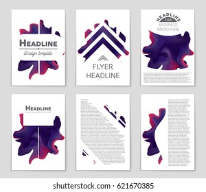 Abstract vector layout background set. For art template design, list, front page, mockup brochure theme style, banner, idea, cover, booklet, print, flyer, book, blank, card, ad, sign, sheet,, a4.