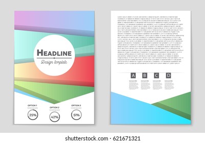 Abstract vector layout background set. For art template design, list, front page, mockup brochure theme style, banner, idea, cover, booklet, print, flyer, book, blank, card, ad, sign, sheet,, a4