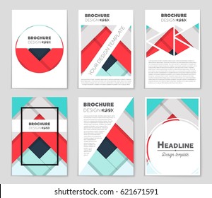 Abstract vector layout background set. For art template design, list, front page, mockup brochure theme style, banner, idea, cover, booklet, print, flyer, book, blank, card, ad, sign, sheet,, a4