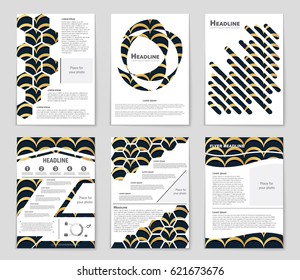 Abstract vector layout background set. For art template design, list, page, mockup brochure theme style, banner, idea, cover, booklet, print, flyer, book, blank, card, ad, sign, sheet,, a4.