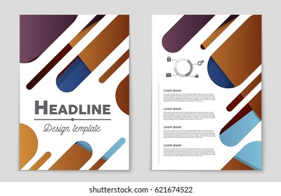 Abstract vector layout background set. For art template design, list, front page, mockup brochure theme style, banner, idea, cover, booklet, print, flyer, book, blank, card, ad, sign, sheet,, a4