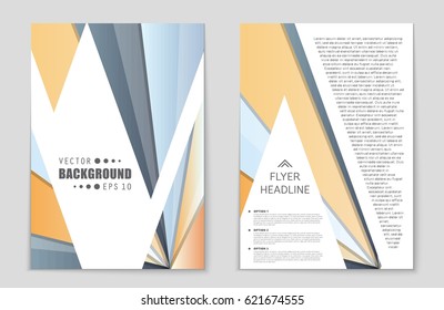 Abstract vector layout background set. For art template design, list, front page, mockup brochure theme style, banner, idea, cover, booklet, print, flyer, book, blank, card, ad, sign, sheet,, a4
