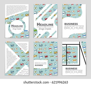 Abstract vector layout background set. For art template design, list, page, mockup brochure theme style, banner, idea, cover, booklet, print, flyer, book, blank, card, ad, sign, sheet,, a4.