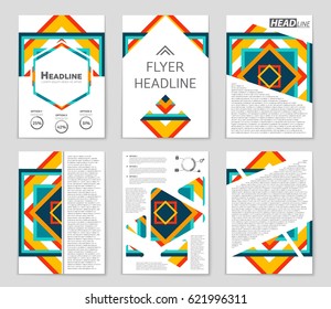 Abstract vector layout background set. For art template design, list, page, mockup brochure theme style, banner, idea, cover, booklet, print, flyer, book, blank, card, ad, sign, sheet,, a4