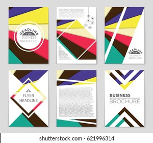 Abstract vector layout background set. For art template design, list, front page, mockup brochure theme style, banner, idea, cover, booklet, print, flyer, book, blank, card, ad, sign, sheet,, a4