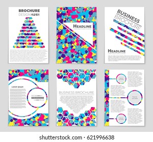 Abstract vector layout background set. For art template design, list, page, mockup brochure theme style, banner, idea, cover, booklet, print, flyer, book, blank, card, ad, sign, sheet,, a4