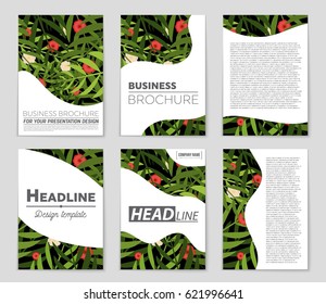 Abstract vector layout background set. For art template design, list, front page, mockup brochure theme style, banner, idea, cover, booklet, print, flyer, book, blank, card, ad, sign, sheet,, a4