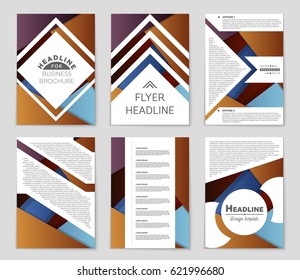 Abstract vector layout background set. For art template design, list, front page, mockup brochure theme style, banner, idea, cover, booklet, print, flyer, book, blank, card, ad, sign, sheet,, a4