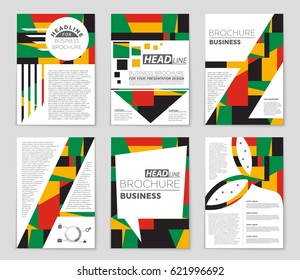 Abstract vector layout background set. For art template design, list, page, mockup brochure theme style, banner, idea, cover, booklet, print, flyer, book, blank, card, ad, sign, sheet,, a4