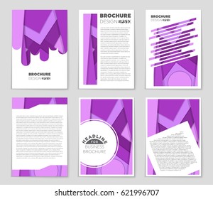 Abstract vector layout background set. For art template design, list, front page, mockup brochure theme style, banner, idea, cover, booklet, print, flyer, book, blank, card, ad, sign, sheet,, a4