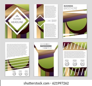 Abstract vector layout background set. For art template design, list, front page, mockup brochure theme style, banner, idea, cover, booklet, print, flyer, book, blank, card, ad, sign, sheet,, a4