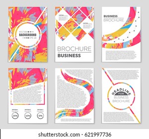 Abstract vector layout background set. For art template design, list, front page, mockup brochure theme style, banner, idea, cover, booklet, print, flyer, book, blank, card, ad, sign, sheet,, a4.