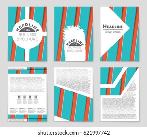 Abstract vector layout background set. For art template design, list, page, mockup brochure theme style, banner, idea, cover, booklet, print, flyer, book, blank, card, ad, sign, sheet,, a4