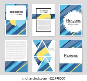 Abstract vector layout background set. For art template design, list, front page, mockup brochure theme style, banner, idea, cover, booklet, print, flyer, book, blank, card, ad, sign, sheet,, a4