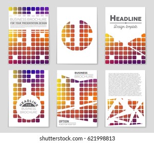 Abstract vector layout background set. For art template design, list, page, mockup brochure theme style, banner, idea, cover, booklet, print, flyer, book, blank, card, ad, sign, sheet,, a4