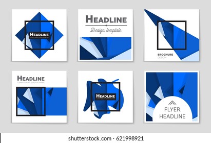 Abstract vector layout background set. For art template design, list, front page, mockup brochure theme style, banner, idea, cover, booklet, print, flyer, book, blank, card, ad, sign, sheet