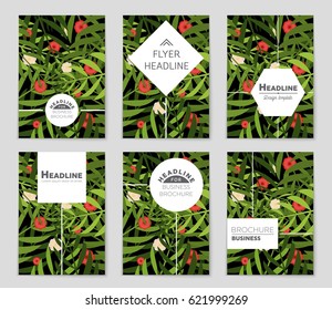 Abstract vector layout background set. For art template design, list, front page, mockup brochure theme style, banner, idea, cover, booklet, print, flyer, book, blank, card, ad, sign, sheet,, a4