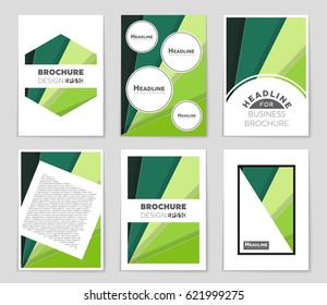 Abstract vector layout background set. For art template design, list, front page, mockup brochure theme style, banner, idea, cover, booklet, print, flyer, book, blank, card, ad, sign, sheet,, a4