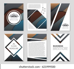 Abstract vector layout background set. For art template design, list, front page, mockup brochure theme style, banner, idea, cover, booklet, print, flyer, book, blank, card, ad, sign, sheet,, a4