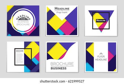 Abstract vector layout background set. For art template design, list, front page, mockup brochure theme style, banner, idea, cover, booklet, print, flyer, book, blank, card, ad, sign, sheet,